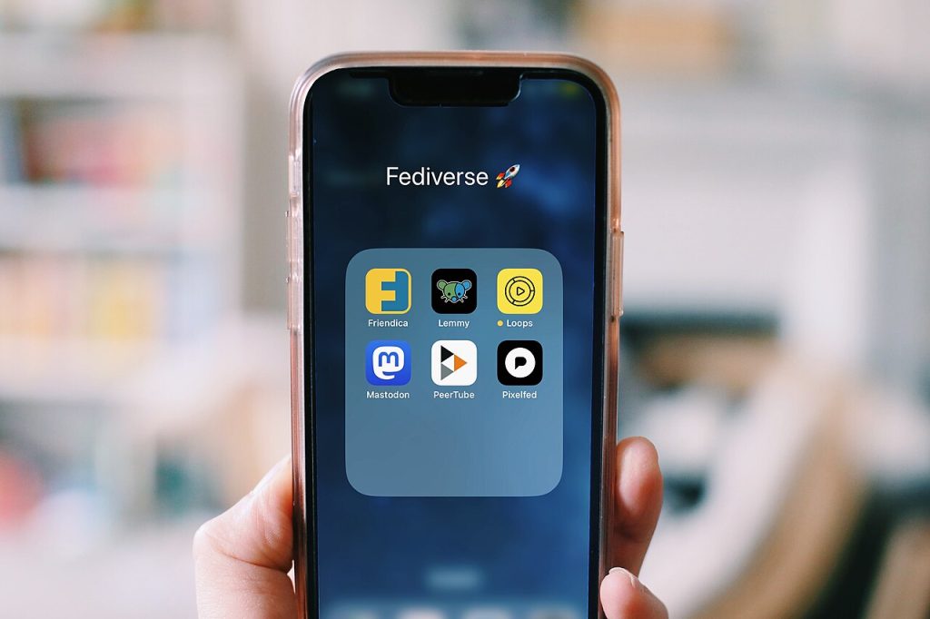 Aplikasi di layar smartphone
